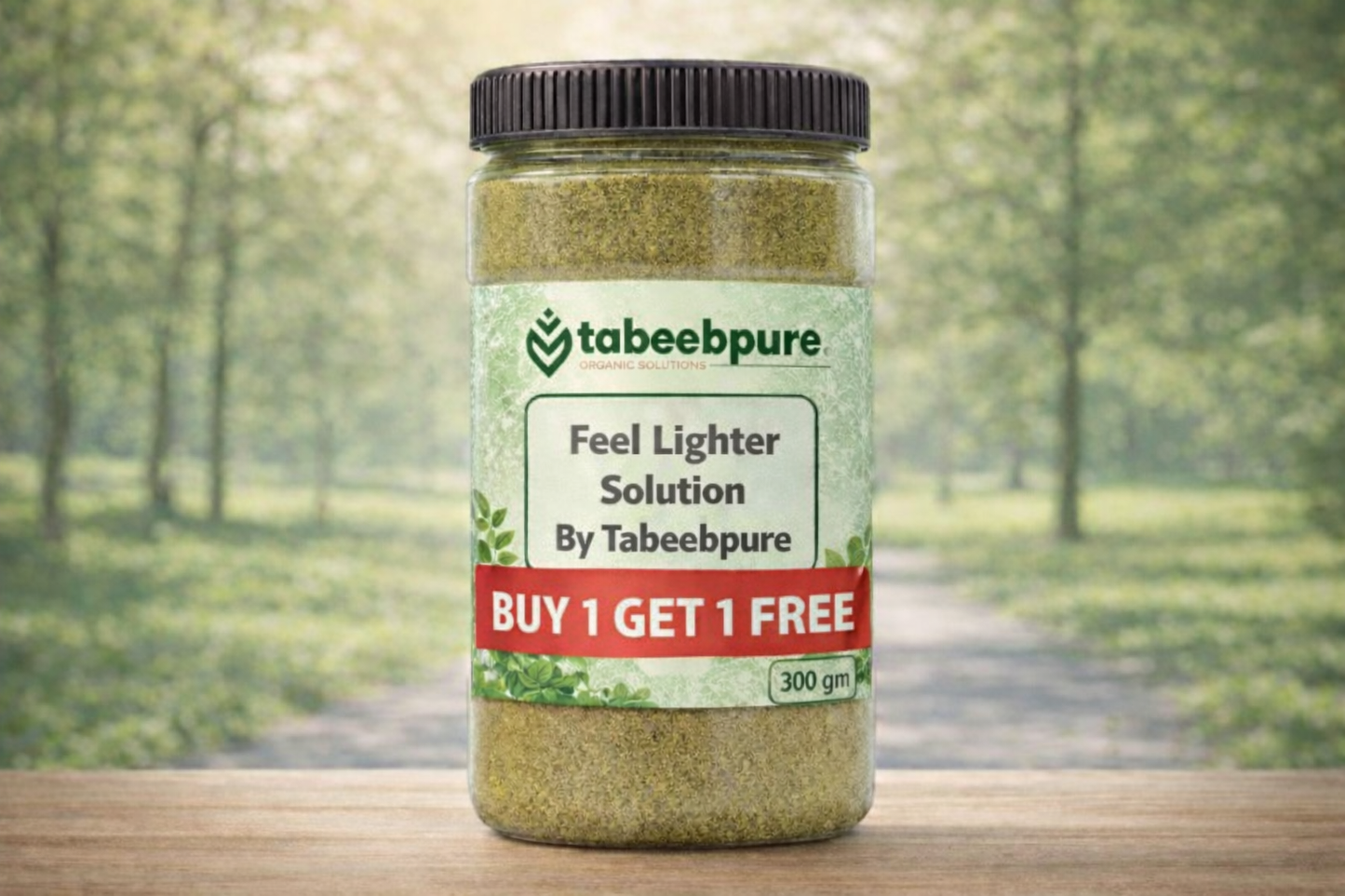 (BUY 1 GET 1 FREE) Feel Lighter By Tabeeb Pure (40 Days Plan 200g)